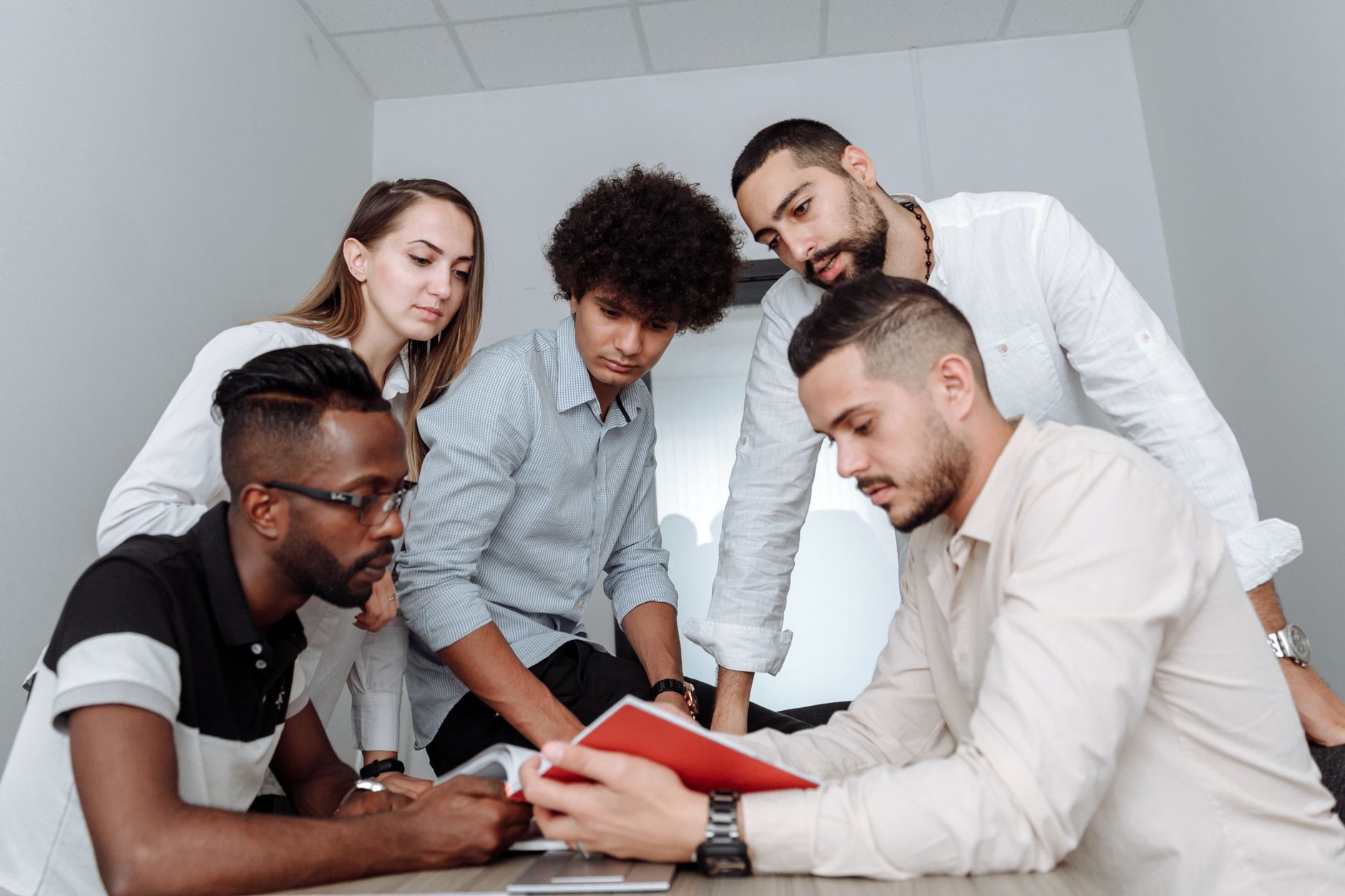 Buyer team evaluating a deal